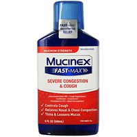 Mucinex Fast-Max Adult Severe Congestion and Cough Liquid, 9 oz (Pack of 7)