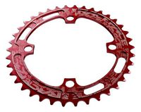 RaceFace 104mm Single Chain Ring, Red, 34T 9/10/11 Speed