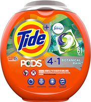 Tide PODS Laundry Detergent Liquid Pacs, Botanical Rain Scent, 4 in 1 HE Turbo, 61 Count (Packaging May Vary)