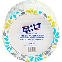Genuine Joe Paper Plates, 9" (10320)