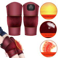 Lzour Knee Massager with Heating and Vibrating for Knee and Joint Pain Relief Relaxknee Injury, Cramps Arthritis Recovery for Gift for Mom Dad Unisex Adults