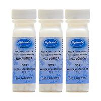 Hyland's Nux Vomica, 30X, 250 Tablets (Pack of 3)