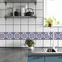 Xisheep Easter Day Home Décor ， Wall Sticker 6PCS Geometric Self Adhesive Tile Stickers Decal Decoration Wall Sticker Home Decor - Multicolor