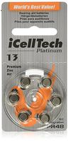 iCell Tech Size 13 Hearing Aid Batteries (60 batteries)