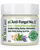 Antifungal Cream – Toenail Fungus Treatment Jock Itch Athletes Foot Ringworm Back Acne & Eczema Extra Strength – Lotion for Dry Cracked Heels & Smelly Feet – Tea Tree Oil Natural Lotrimin Alternative