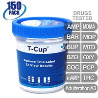 MiCare [150pk] - 12-Panel Multi Drug Test Cup (AMP/BAR/BUP/BZO/COC/mAMP/MDMA/MOP/MTD/OXY/PCP/THC with A3) #MI-TDOA-6125A3
