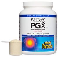 PGX by Natural Factors, WellBetX Weight Management Shake Mix, Supports Appetite Control, French Vanilla, 30.4 oz (14 servings)