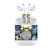 Bellagione Cartoon Character Theme Airpod Sticker AirPod Accessories Portable&Protective PVC Skin Cover Apple Airpod (Totoro)