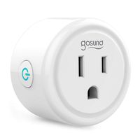 Mini Smart Plug Outlet Compatible with Alexa Google Assistant IFTTT, No Hub Required, ETL and FCC Listed Only 2.4GHz Wifi Enabled Remote Control Smart Socket by Gosund