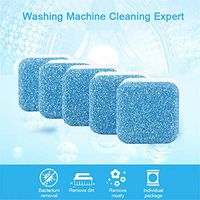 6PCS Washing Machine Tank Cleaning Tablets Effervescent Tablets Cleaner Descaler Deep Effective Cleaning Remover Deodorant Durable