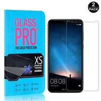 Bear Village Screen Protector for Huawei Mate 10 Lite, Bubble Free, 9H Scratch Resistant HD Tempered Glass Screen Protector Film for Huawei Mate 10 Lite, 2 Pack
