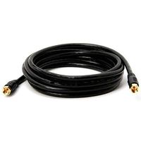 BoostWaves 100ft Rg6 High Definition HDTV Black Coaxial Cable - Low Loss