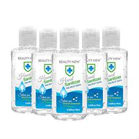 Hand Sanitizer Gel to Go No Water Needed Hand Soap Alcohol Based Hand Sanitizer Portable Travel Size Instant Hand Refreshing Gel Disinfection Hand Wash Gel(5pcs)