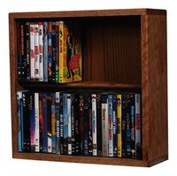 The Wood Shed Solid Oak DVD Storage Cabinet, Honey