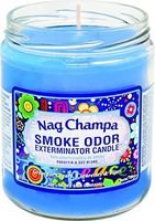 Smoke Odor Exterminator 13 oz Jar Candles Nag Champa, (2)