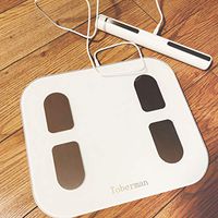 Toberman Weight Scale, Precision Digital Body Bathroom Scale with Step-On Technology, 6mm Tempered Glass Easy Read Backlit LCD Display, 400 Pounds, Black