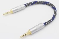 3.5mm Male to Male Headphone Cable Silver Plated Cable AUX Cable in Box