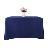 GFCC 90 x 90 -Inch Square Royal Blue Seamless Polyester,Wrinkle,Stain Resistant