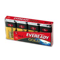 EVEA5224 - EvereadyÂ Gold Alkaline Batteries, 4/Pk. - EvereadyÂ Gold Alkaline Batteries, 9 V - Pack of 4