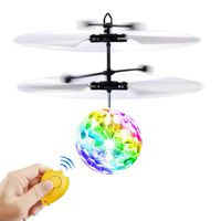 JEMEX Flying Ball Toys, RC Toy for Kids Boys Girls Gifts Rechargeable Light Up Ball Drone Infrared Induction Helicopter with Remote Controller for Indoor and Outdoor Games