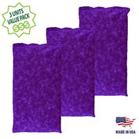 Nature Creation Set of 3 Microwave Heating Pads | Portable Heating Packs for Cramps, Arthritis, Joints Pain, Soring Muscles & Aching Feet | Reusable Hot Pack for Pain and Stress Relief (Purple Marble)