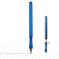 Lagava Premium Metal Stylus Pen for Capacitive Touch Screen Tablet iPad Drawing Writing Sketching Note Taking Long Pencil with Precision Disc Thin Tip Replacement (Blue)