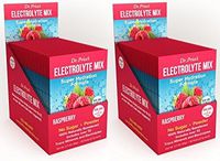 Electrolyte Mix: Super Hydration Formula + Trace Minerals | Raspberry Flavor (30 Powder Packets) Drink Mix | Dr. Price's Vitamins (30 Pack of 2)