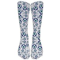 Evil Eye Watching YouWanderlust Air Travel Compression Socks For Men & Women. Guaranteed To Prevent Swelling, Pain, Edema. as pictureOne Size