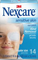 Nexcare Sensitive Skin Regular Orthoptic Eyepatch (Pack of 3)
