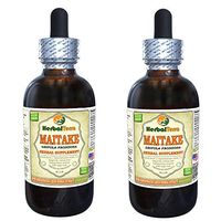 Maitake (Grifola Frondosa) Tincture, Organic Dried Mushroom Liquid Extract (Brand Name: HerbalTerra, Proudly Made in USA) 2x4 fl.oz (2x120 ml)