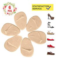 Metatarsal Pads for Womens Heel Cushion Inserts — All Day Pain Relief and Ball of Foot Cushions, 3 Pairs Shoe Inserts Womens Also Suitable for Mens……
