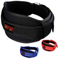 KIWI RATA Weightlifting Belt for Squats, Crossfit, Lunges Powerlifting, Gym Workouts, Bodybuilding Comfortable Lumbar Support with Back Injury Prevention,Stable Waist Belt for Men & Women