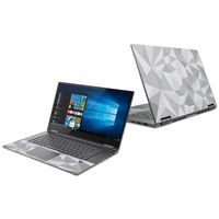 Mightyskins Skin Compatible with Lenovo Yoga 730 13" (2018) - Gray Polygon | Protective, Durable, and Unique Vinyl Decal Wrap Cover | Easy to Apply, Remove, and Change Styles | Made in The USA