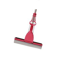 Sponge Roller Squeezed Water Household Bathroom Glue Cotton Absorbent Mop LITING (Color : Red)