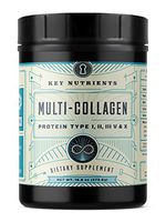 Multi Collagen Protein Powder, Keto Friendly: Types I, II, III, V & X, with Grass-Fed Beef, Chicken, Wild Fish and Eggshell Collagen Peptides, Collagen Hydrolysate, Colágeno Hidrolizado, 58 Servings
