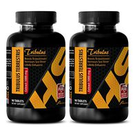 Testosterone Booster for Men and Weight Loss - TRIBULUS TERRESTRIS Extract 1000 Mg - Pure tribulus terrestris Powder - 2 Bottle 180 Tablets