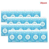 IVYRISE Pocket Handkerchiefs 20 Packs Pocket Tissue Three Layers Napkin Portable Paper Towels Home Out Carrying Mini Facial Tissue