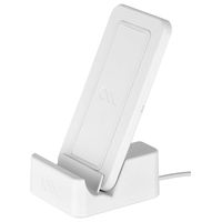Case-Mate - Qi Certified Wireless Charger - Power PAD - Fast Wireless Charger - with Stand - Compatible with iPhone Xs Max, iPhone XR, iPhone Xs, iPhone X, iPhone 8, iPhone 8 Plus - White
