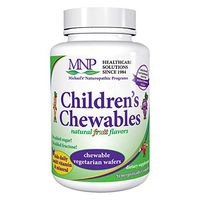 Michael's Naturopathic Programs Childrens Chewables - Fruit Punch Flavor - 60 Vegetarian Wafers - Childrens Multivitamin & Mineral Supplement - Gluten Free, Kosher - 30 to 60 Servings