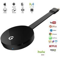 H&xy X5L Wireless Display Adapter 5G/2.4G WiFi Dongle HDMI Display Adapter 1080P HD Support Chromecast/Chromecast Tv/DLNA/Airplay/Miracast for MacBook/Android/iPhone X S MAX/8/7/SE