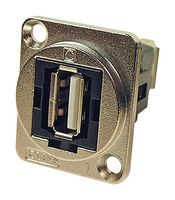 CLIFF ELECTRONIC COMPONENTS CP30208NM USB Adaptor, USB Type A Receptacle, USB Type A Receptacle, USB 2.0, FT Series