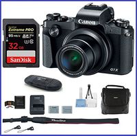 Canon PowerShot G1 X Mark III Digital Camera PRO Bundle Includes: 64GB SDXC Class 10 Memory Card, Card Reader, Extra Battery & More.