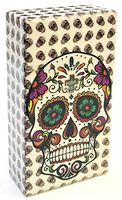Eclipse Candy Skull Design Crushproof Hard Plastic Cigarette Case, 100s, Choose Your Own Style! 3117CSKULL (Cross)