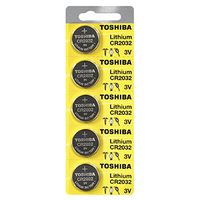 Toshiba CR2032 Battery 3V Lithium Coin Cell (50 Batteries)