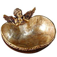 Bowl Fruit Plate, European Creative Fruit Plate into The Door Porch Key Storage Tray Retro Living Room Coffee Table Dried Fruit Plate Small Ornaments Hotel tableware home noodles boiled fish soup bowl