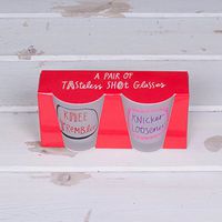 Tasteless - Shot Glasses. Knee Trembler/ Knicker Loosener