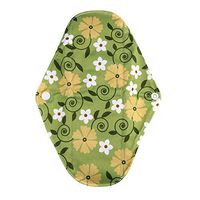 Menstrual Pads Reusable Washable Cloth Menstrual Pads/Panty Liners with Wet Bag, Super-Absorbent, Soft and Comfortable