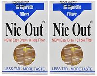 Set of 2 As Seen on TV Nic Out Cigarette Low Nicotine Filter