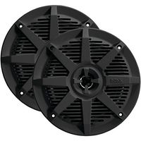Boss Audio Systems MR62B 2-Way Full-Range Marine Speakers (6.5", Black)