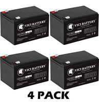 VICI Battery 12V 12AH Compatible Battery for 6-DZM-12 APC Scooter Medical - 4 Pack Brand Product